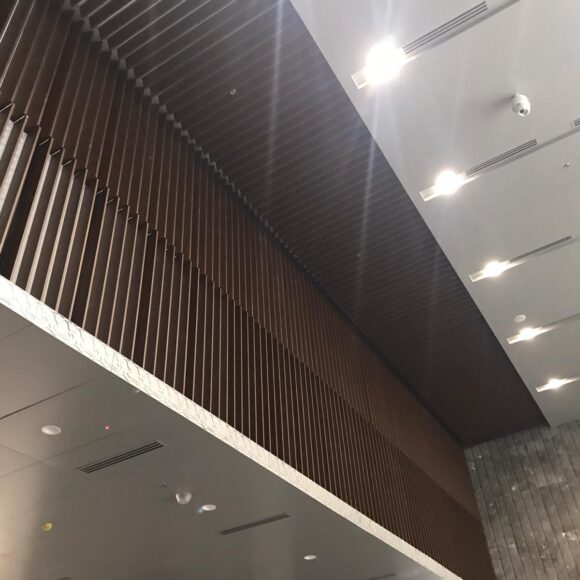Military Bank Office Tower, Hanoi, Vietnam – Baffles and Plank Ceilings